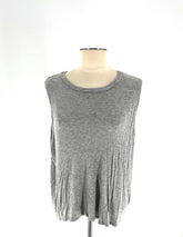 Womens Size Large Hippie Chic Tank Top Extremely Soft Gray Top - TheRealThreads